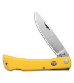 Boker Big Range Buster Lockback Knife Yellow Delrin (3.88" Satin) 110864