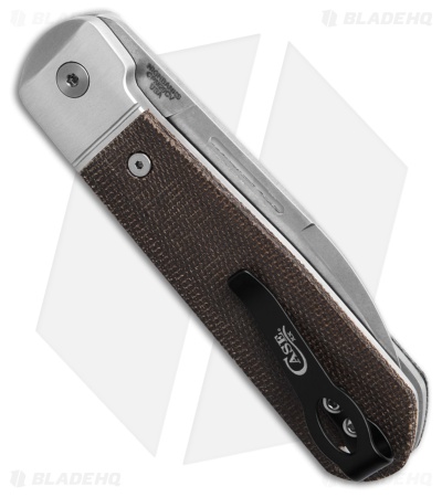 Case Knives Bridgeline Knife 3.96" OD Green Canvas Micarta (Highbanks) 42231