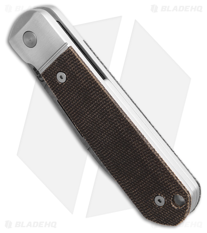 Case Knives Bridgeline Knife 3.96" OD Green Canvas Micarta (Highbanks) 42231