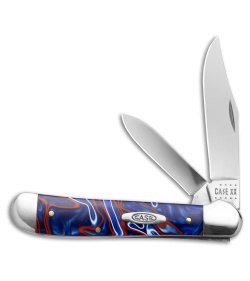 Case Cutlery Copperhead Knife Blue Patriotic Kirinite (3.9