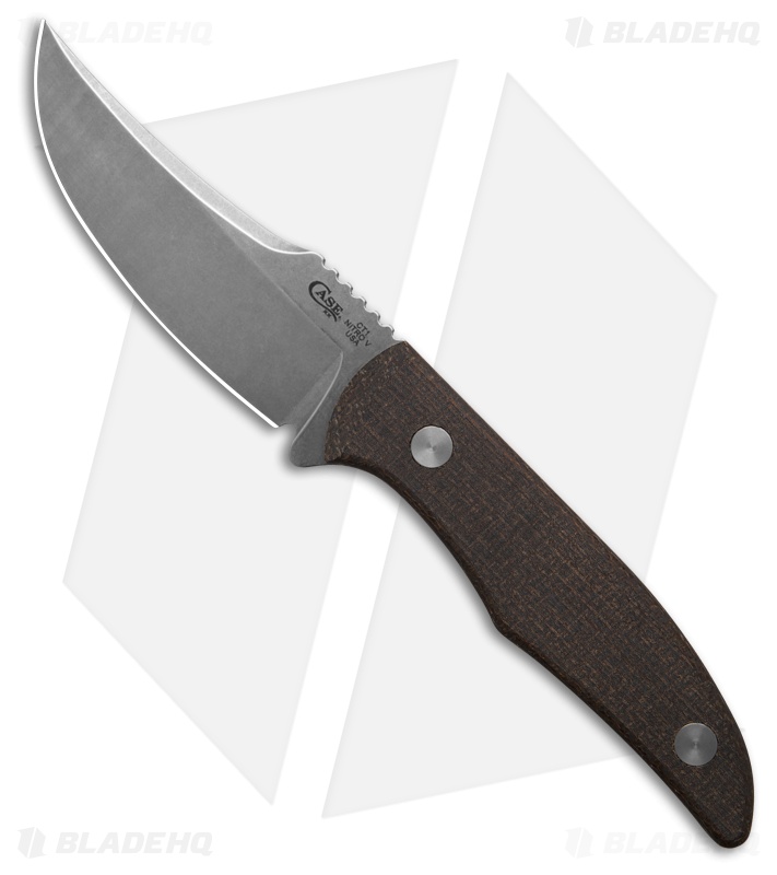 Case Hunter Fixed Blade OD Green Micarta SW Nitro-V