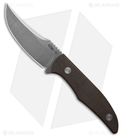 Case Chris Taylor CT1 Hunter OD Green Burlap Micarta (3.7" Stonewash) 76935