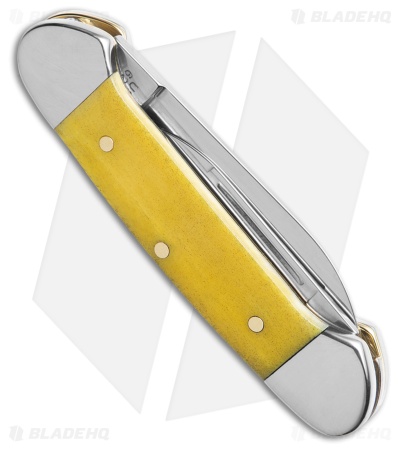 Case Knives Baby Butterbean Knife 2.75" Yellow Bone (62132 SS) 20027