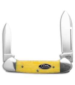 Case Knives Baby Butterbean Knife 2.75" Yellow Bone (62132 SS) 20027