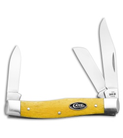 Case Knives Medium Stockman Knife 3.6" Yellow Bone (63032 SS) 20029