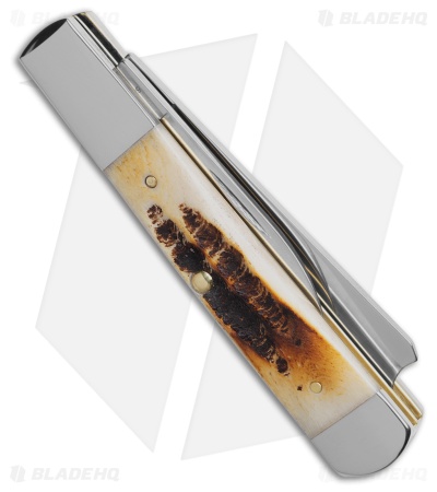 Case Knives Razor Knife 3.9" Bone Stag (6.52005RAZ SS) 65338