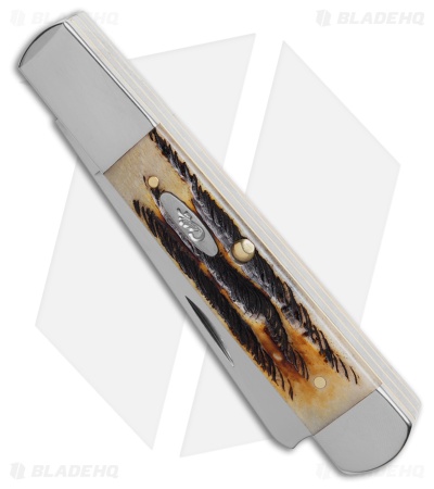 Case Knives Razor Knife 3.9" Bone Stag (6.52005RAZ SS) 65338
