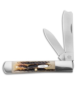 Case Knives Razor Knife 3.9" Bone Stag (6.52005RAZ SS) 65338
