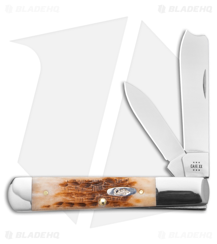 Case Razor Knife Amber Bone Peach Seed Jig Surgical Steel