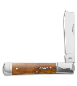 Case Knives Razor Knife 3.9" Brown Smooth Antique Bone (61005RAZ SS) 58211