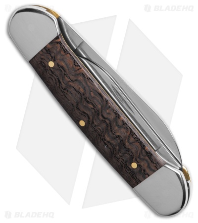 Case Knives Canoe Knife 3.6" Black Curly Oak Wood (72131 SS ) 14003