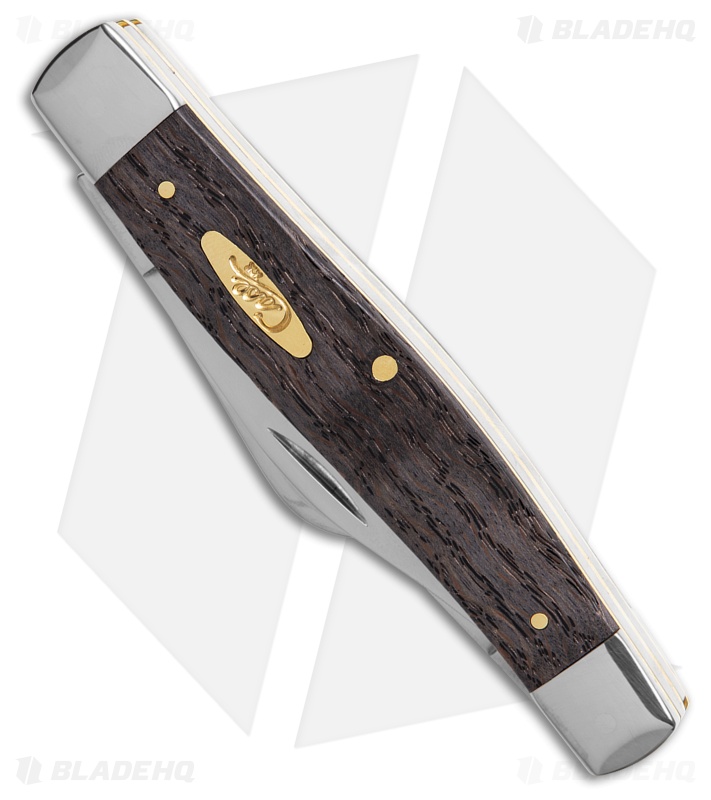 Case Knives Large Stockman Knife 4.25" Black Curly Oak (7375 SS) 14004