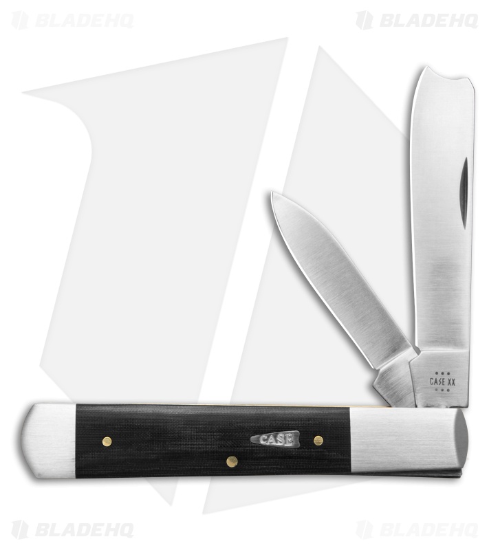 Case Knives Razor Black Micarta Razor Satin Stainless Steel