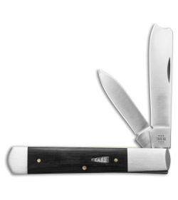 Case Knives Razor Knife 3.9" Smooth Black Micarta (102005RAZ) 27823