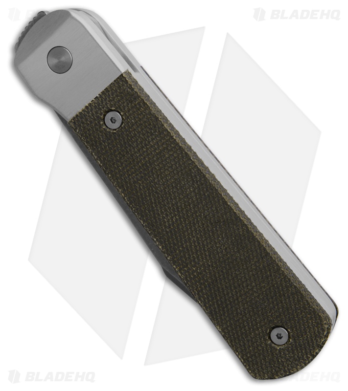 Case Knives Bridgeline Knife 3.96" OD Green Canvas Micarta (Longhouse) 50911