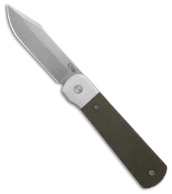 Case Knives Bridgeline Knife 3.96&quot; OD Green Canvas Micarta (Longhouse) 50911 | 207797
