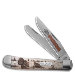 Case Pocket Knife Natural Bone Trapper Turkey (6254 SS) 81221