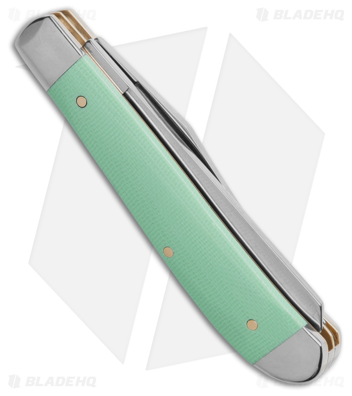 Case Mini Trapper Knife 3.50" Seafoam Green G-10 (10207 SS) 18101