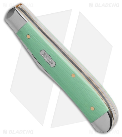 Case Mini Trapper Knife 3.50" Seafoam Green G-10 (10207 SS) 18101