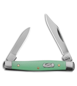 Case Pocket Knife Seafoam Green G-10 Small Pen (10233 SS) 18104