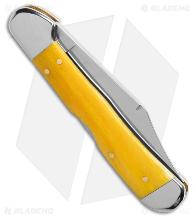 Case Knives Mini Copperlock Knife 3.6" Yellow Bone (61749L SS) 20034