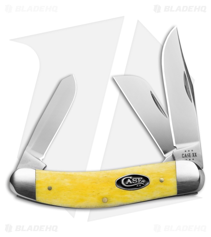 Case Knives Sowbelly Knife Yellow Antique Bone Polish