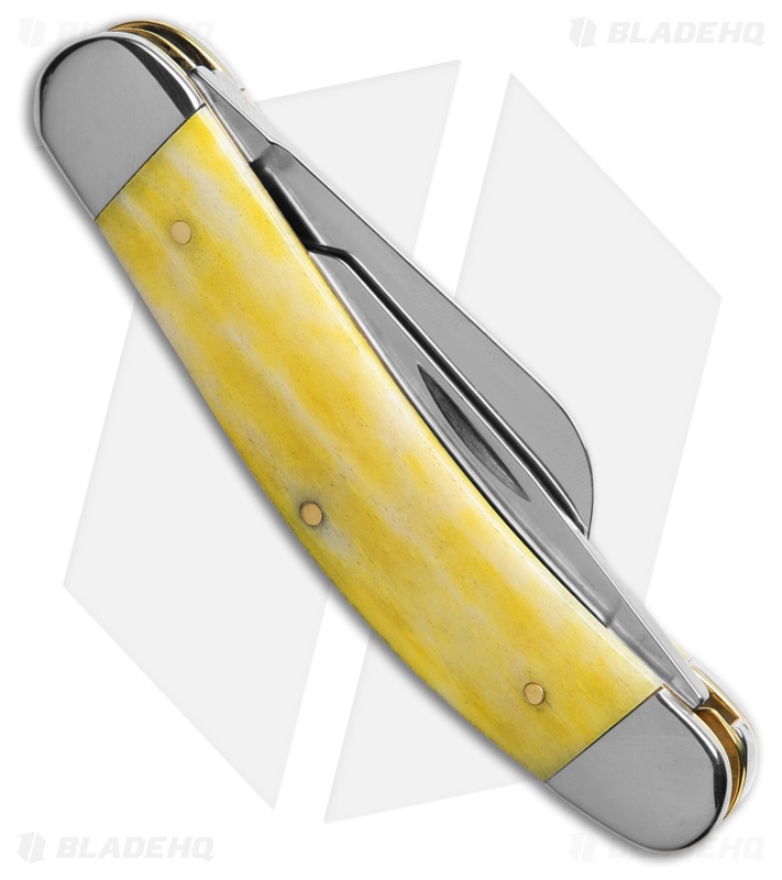Case Knives Sowbelly Knife Yellow Antique Bone Polish