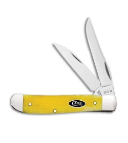Case Knives Mini Trapper Knife 3.5" Smooth Yellow Bone (6254 SS) 20031