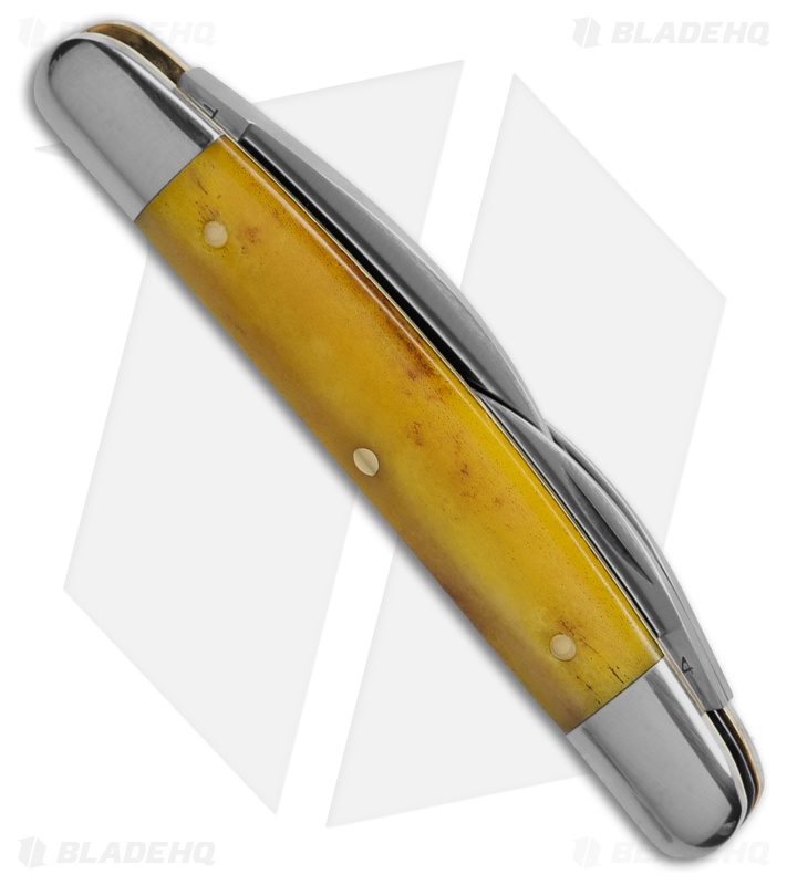 GEC #62 F&F Pocket Carver Knife Smooth Rotten Banana Bone