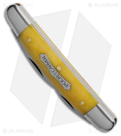 GEC #62 F&F Pocket Carver Knife Smooth Rotten Banana Bone