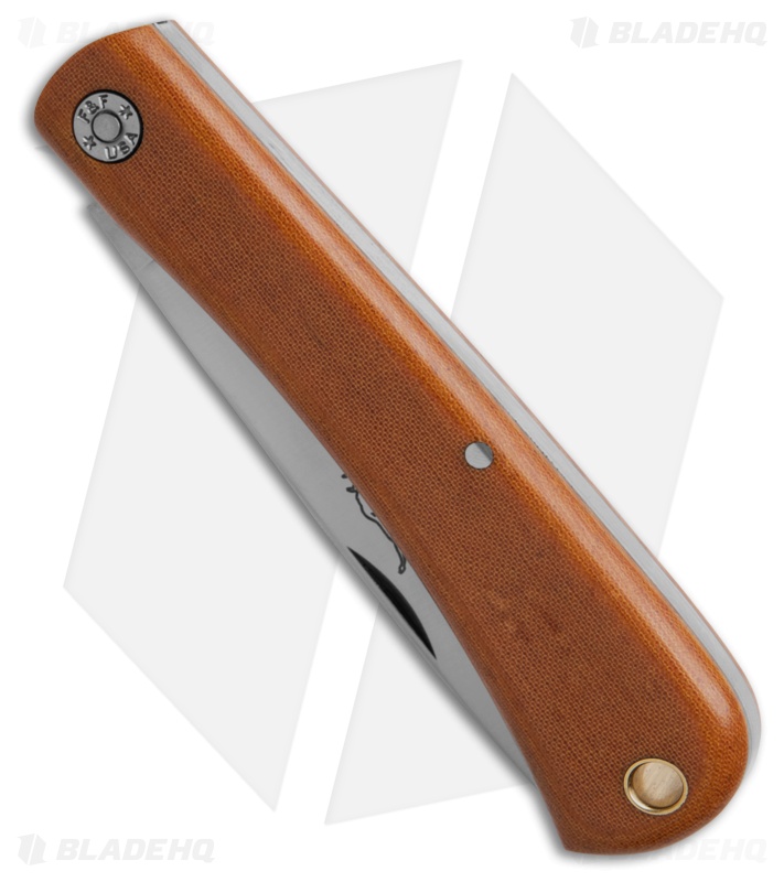 GEC Farm & Field Bull Buster Slip Joint Brown Micarta (Sat)