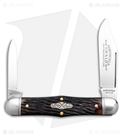 G*T様 RE7304真作保証■JEAN.F.HANSEN■41＊32cm肉筆油 GEC Northfield Engineer Pocket Knife Hemlock Jigged Bone