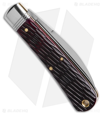 GEC Northfield UN-X-LD Black Plum Jigged Bone Wharncliffe