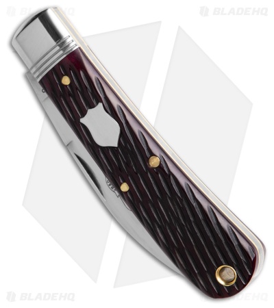 GEC Northfield UN-X-LD Black Plum Jigged Bone Wharncliffe
