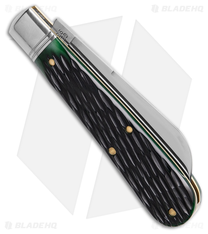 GEC #93 Northfield Ram Foot Wintergreen Jigged Bone Satin