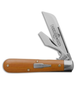 GEC Tidioute Cutlery Beer Cub Pale Ale Linen Micarta (2.4" Satin)