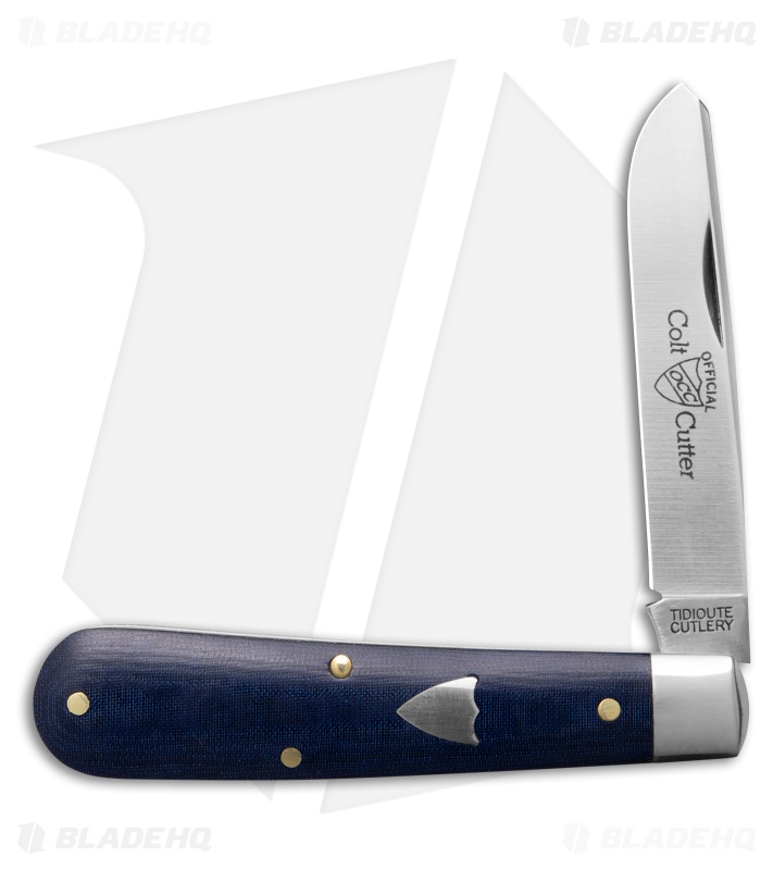 GEC Tidioute Cultery Colt Cutter Jack Knife Blue Linen Mi