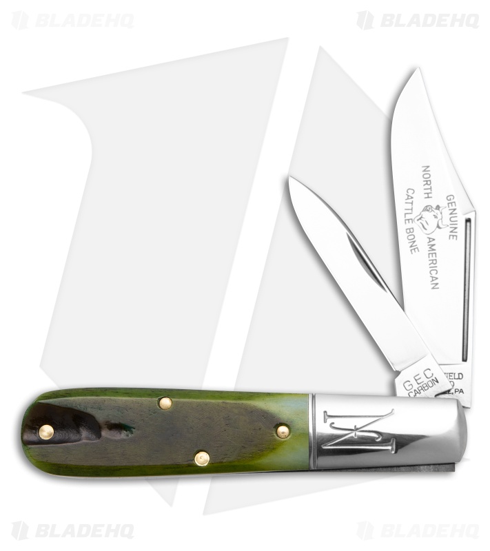 GEC Northfield #77 Yankee Jackknife Green Marrow Polished