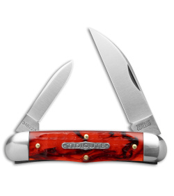 GEC Tidioute Cutlery Pocket Knife Smoked Amber Texcrylic (2.7" Satin)  340223 S