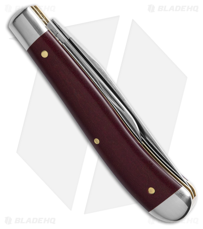 GEC Tidioute Cutlery #48 Slim Dog Jack Knife Garnet ESPL (3.1" Satin)