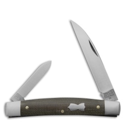 GEC #13 Tidioute Cutlery Clerk OD Green Micarta (2.9" Satin) 130224