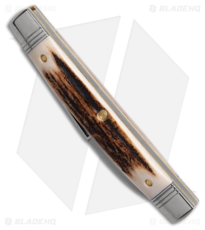 GEC Northfield UN-X-LD #13 Whip Sambar Stag Pocket Knife (2.9" Satin)