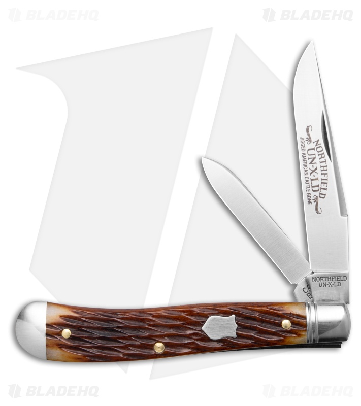 GEC #48 Northfield Slim Dog Jack Antique Yellow Jigged Bone