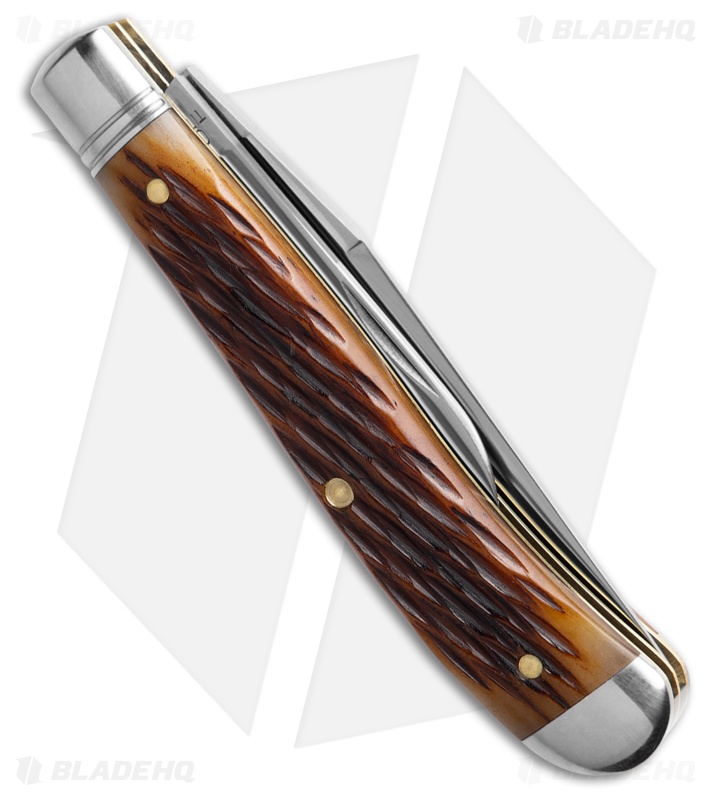 GEC #48 Northfield Slim Dog Jack Antique Yellow Jigged Bone