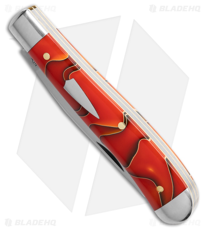 GEC #48 Slim Dog Jack Knife Tomato Acrylic Satin