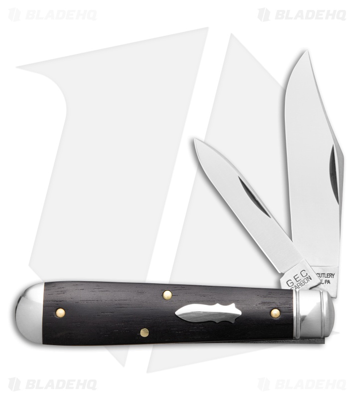 GEC Tidioute Cutlery #77 Yankee Jackknife Pocket Knife Gabon Ebony (3" Satin)