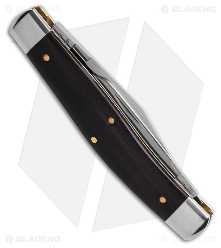 GEC Tidioute Cutlery Boss Bull Keeper Gabon Ebony Knife (3.1" Satin)