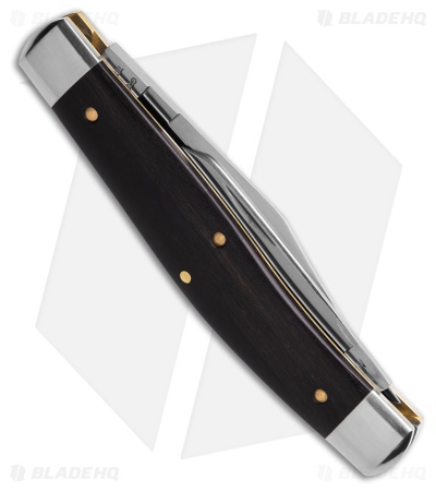 GEC Tidioute Cutlery Boss Bull Keeper Gabon Ebony Knife (3.1" Satin)