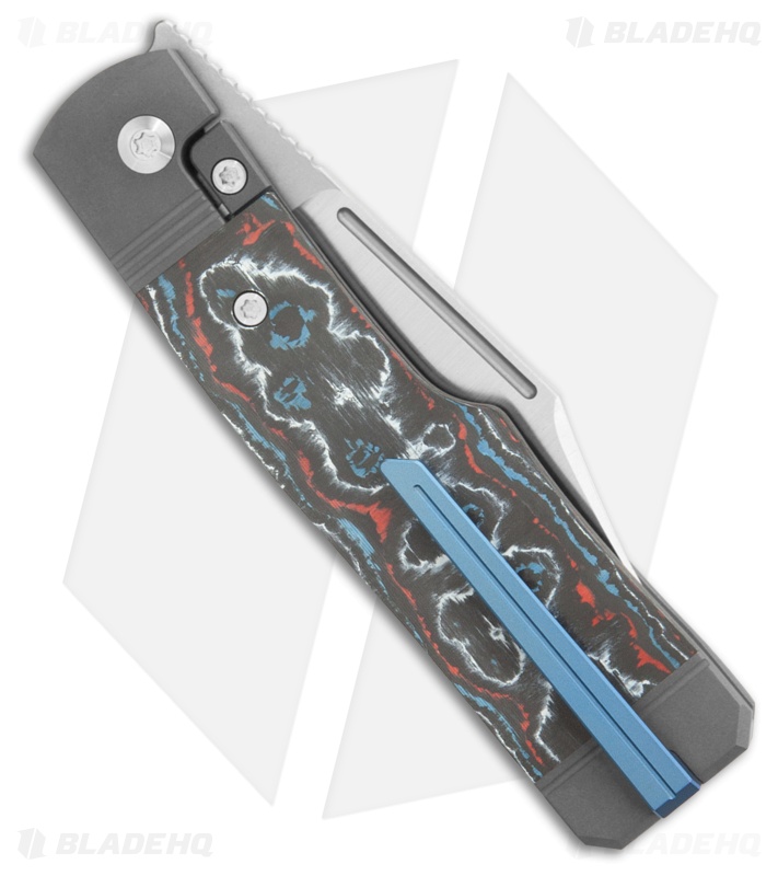 Jack Wolf Knives Gunslinger Jack Frame Lock Knife Nebula Fat Carbon (Satin)