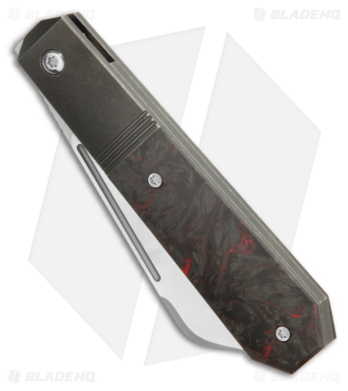 Jack Wolf Knives After Hours Jack Frame Lock Knife Dark Matter CF (3.15" Satin)